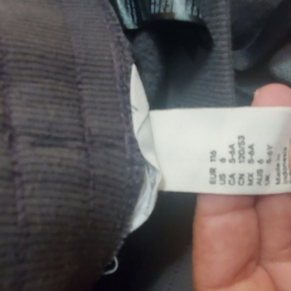 H&M Gray Polka Dot Kids Joggers - Picture 4 of 4